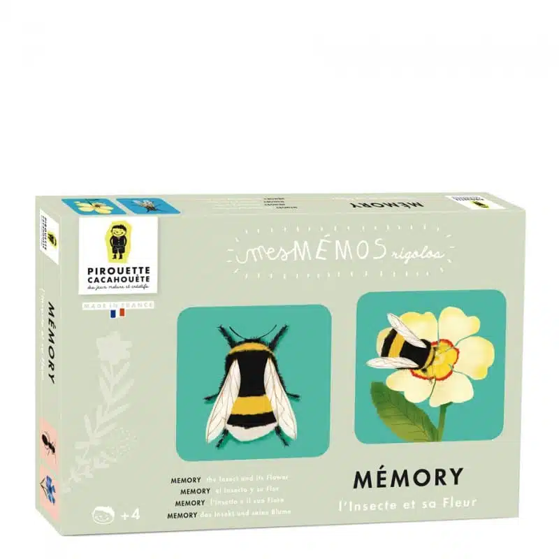 Jeu de mémoire – L’insecte et sa fleur – Pirouette Cacahouète - Image 6